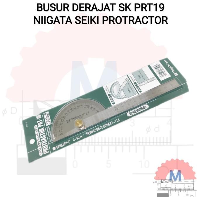 

Protractor Sk Prt 19 Penggaris Busur Niigata Seiki Jepang