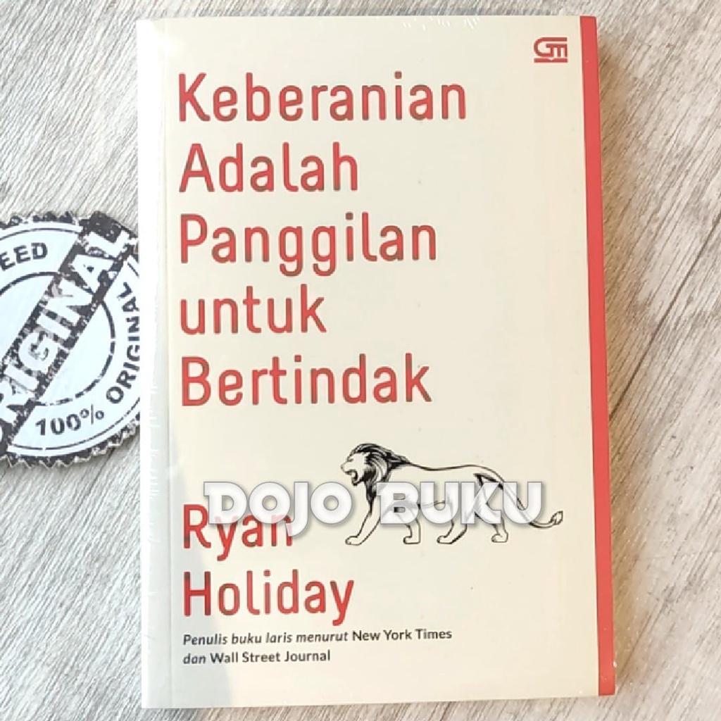 Buku Keberanian Adalah Panggilan untuk Bertindak by Ryan Holiday