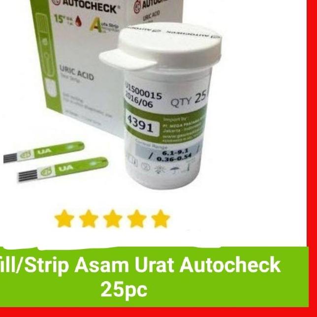 ► Autocheck Uric Acid / Strip Autocheck Asam urat / refill asam urat ☇
