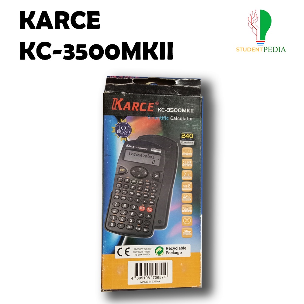 KARCE - Kalkulator Ilmiah / Sains KC-3500MKII ( 10 + 2 Digit ) - Science / Scientific Calculator