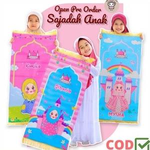Sajadah Custom Nama Sajadah Karakter Anak Perempuan