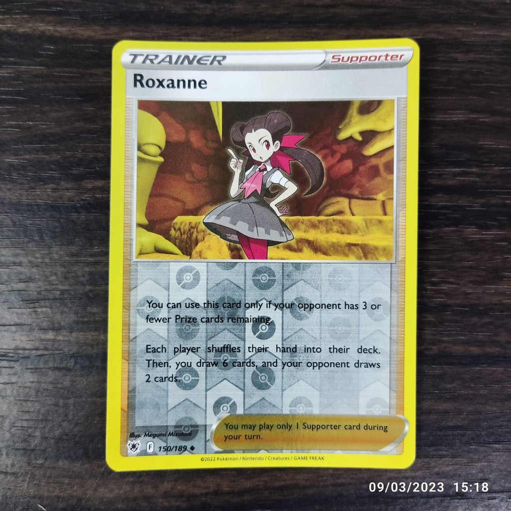 pokemon english roxanne 150/189 Uncommon Reverse Holo original