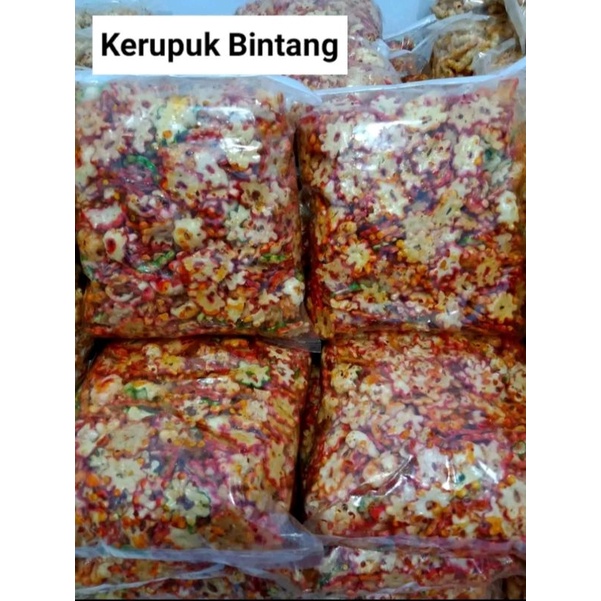 

kerupuk Seblak bintang