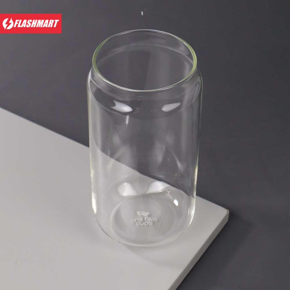 Flashmart Gelas Minuman Kaleng Can Shape Borosilicate Glass 550ml - CXX186