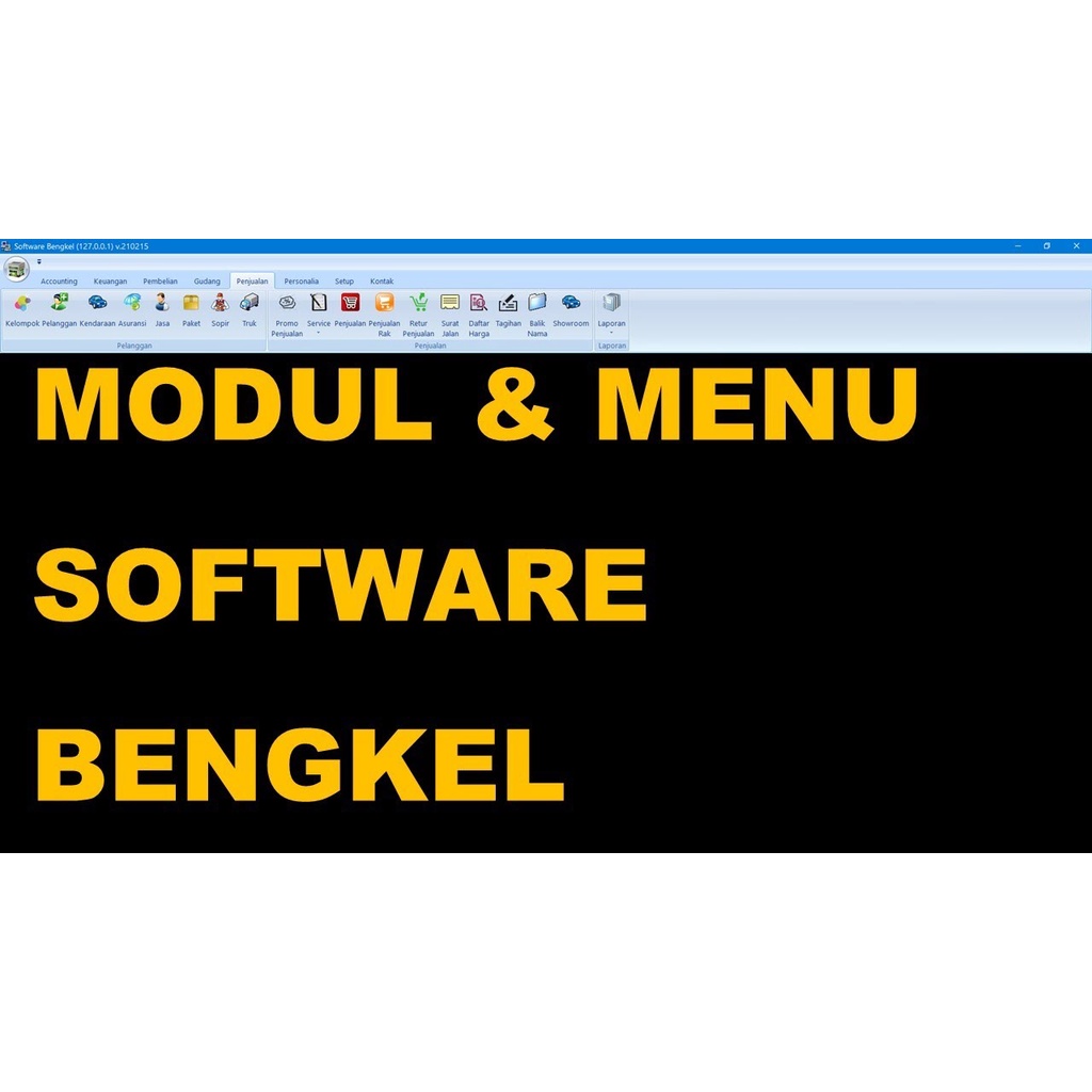 Software Bengkel - Aplikasi Akuntansi Usaha Bengkel