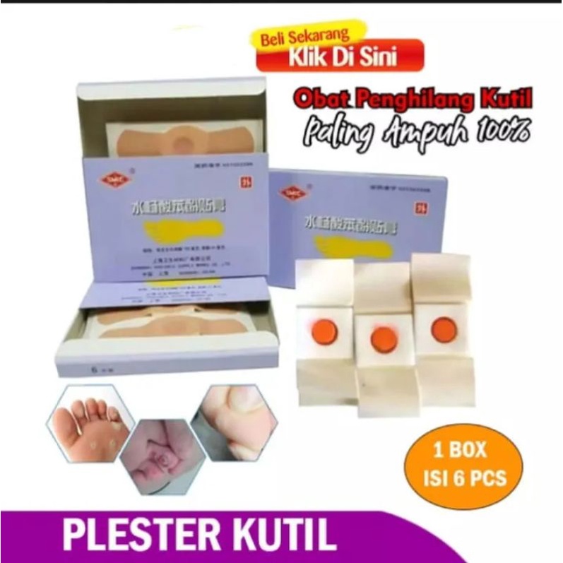 COD-PLESTER OBAT KUTIL DAN MATA IKAN JI YAN GAO ORIGINAL - PLESTER PENCABUT KUTIL AMPUH (1 BOX 6pcs)