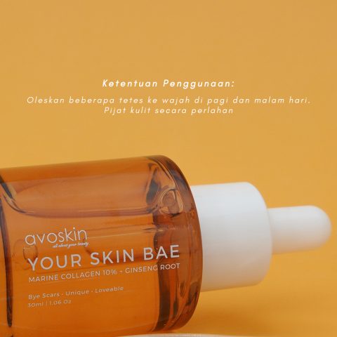 Avoskin Your Skin Bae Marine Collagen - [30ml] Merawat Tekstur Kulit - Serum Anti Aging - Kolagen