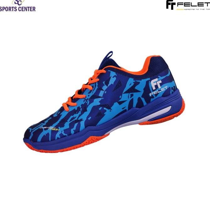 Special Price Sepatu Badminton Felet New Color FT 1.0 Boost Dark Blue