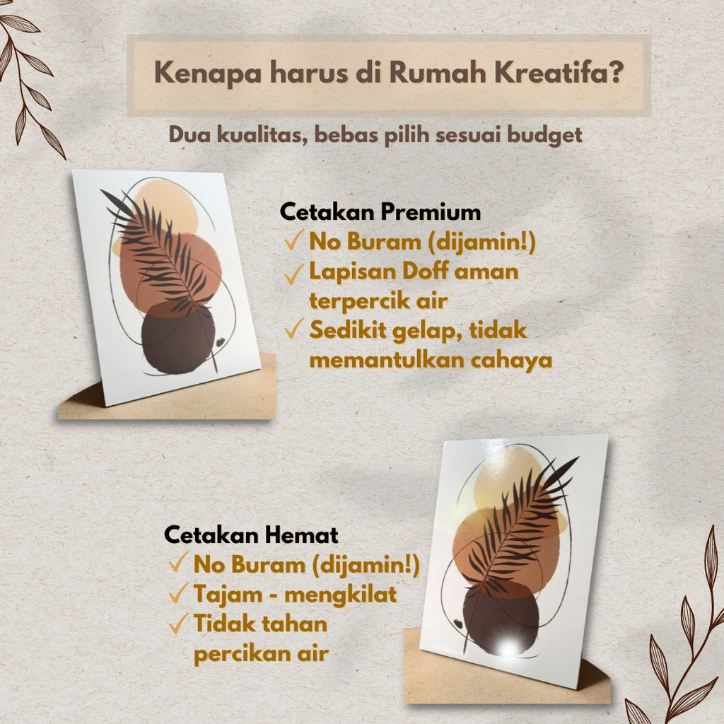 Hiasan Dinding Ruang Tamu Aesthetic Abstrak Lukisan Bunga Vintage Poster Jumbo