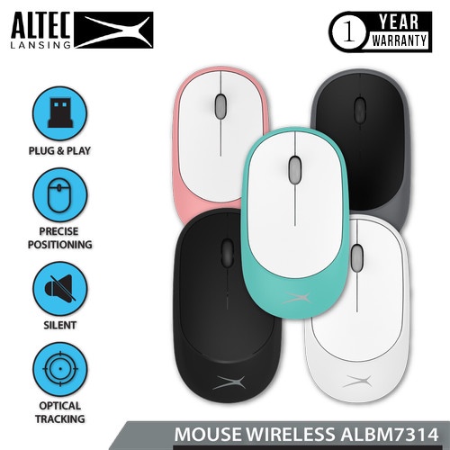 Mouse Wireless Altec Lansing ALBM7314 USB 2.4GHz