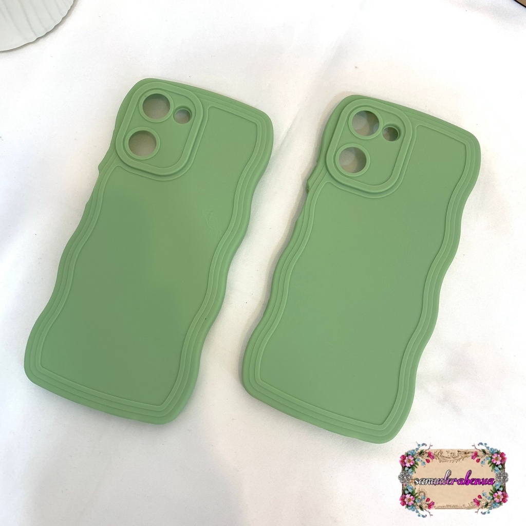 CASE SOFTCASE SILIKON GELOMBANG WAVY PROCAMERA MACARON OPPO RENO 8T SB5015
