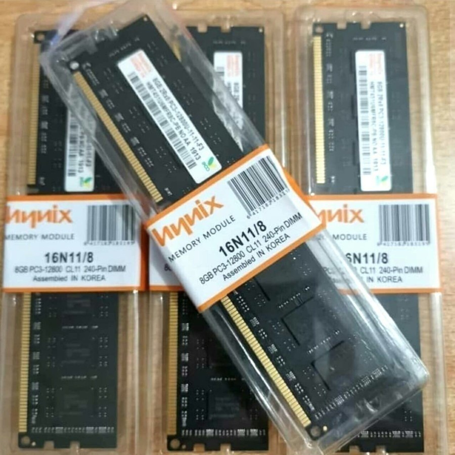 RAM Hynix DDR3 8 GB 8GB PC 12800 Resmi