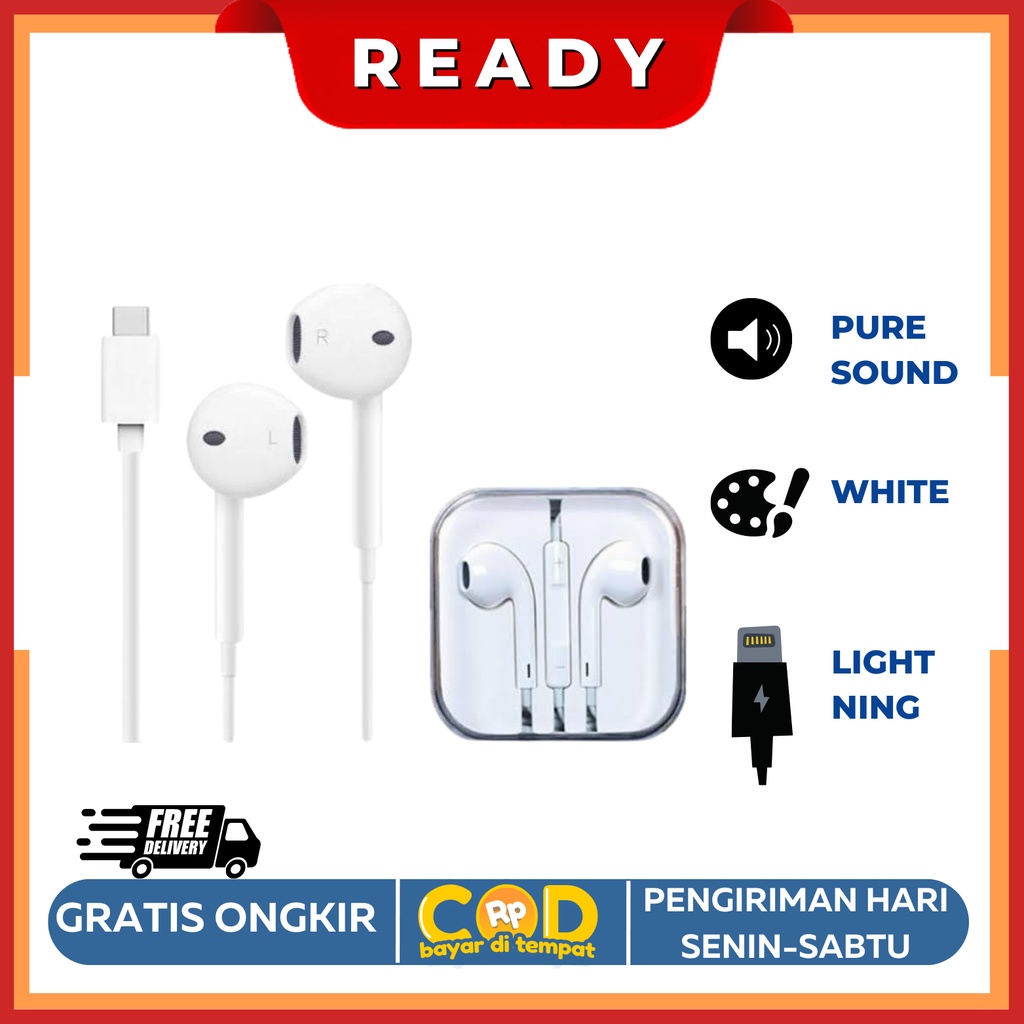 Earphone Headset Packing Mika With Microphone