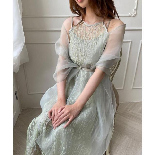 LARIS Selendang Organza Scraft Aksesoris Gaun Wanita Gaun Prewedding Scraft Organza Dot MURAH