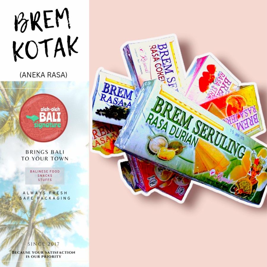 

Brem Bali Kotakan (Aneka Rasa)