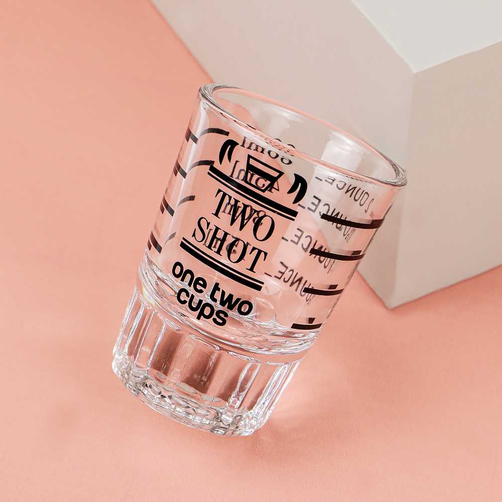 (BISA COD) FTIHSHP  Gelas Kopi Expresso Shot Glass Coffee Cup 60ml - MD19