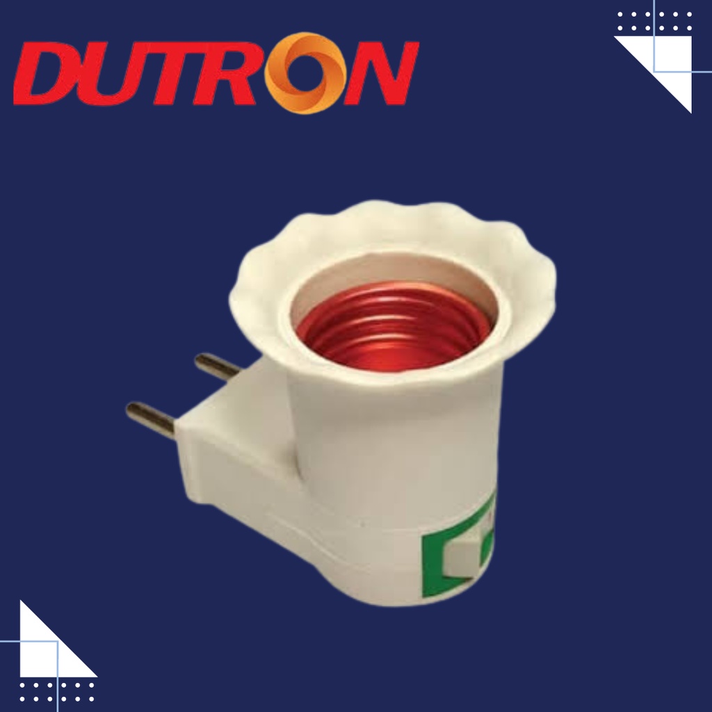 Fitting Colok Dutron + Saklar / Fitting Lampu Colok DUTRON DV-FCS01
