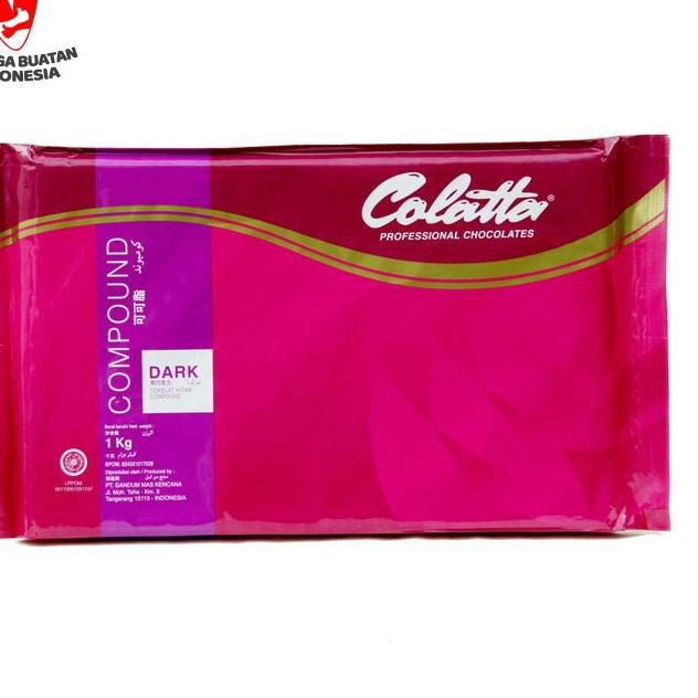 

➹ Cokelat Batang - Colatta Dark Chocolate Compound 1kg ➩