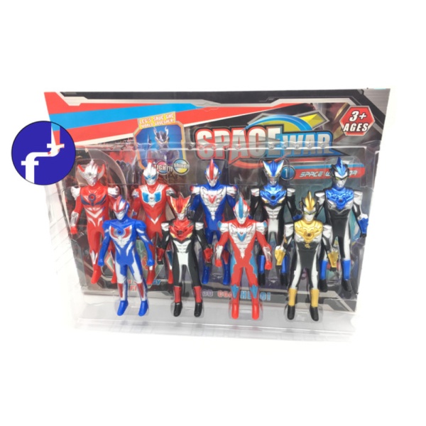 

Unik Mainan Anak Robot Ultraman Space War 9 Pcs 5945A-1 / 8017 Diskon