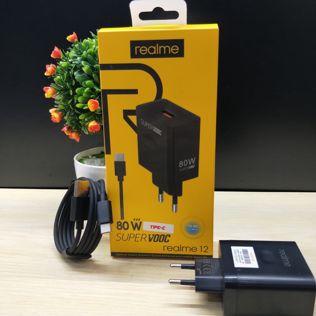 MINIGO Charger Realme 12 80w For Android dan Type c Casan Realme 12 80W micro dan usb C