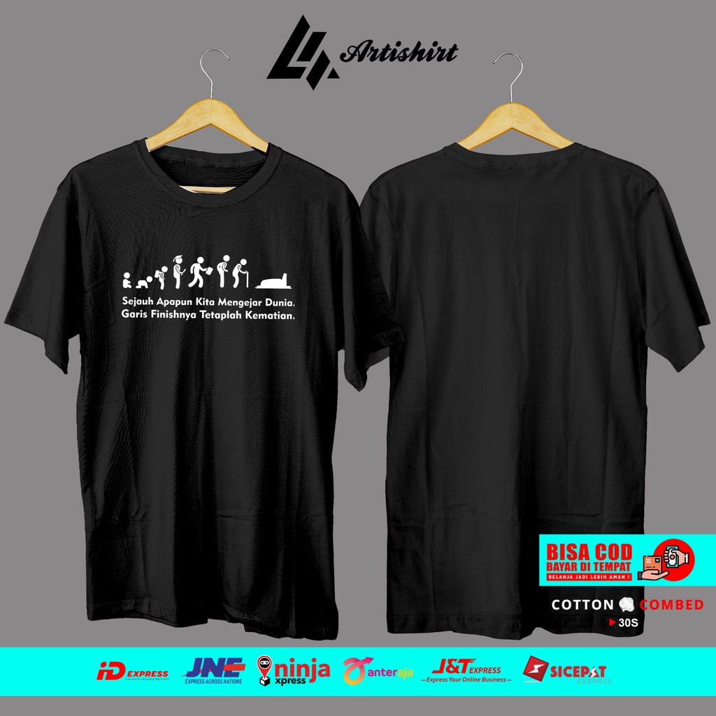 KAOS SEJAUH APAPUN KITA MENGEJAR DUNIA KAOS DAKWAH KAOS PRIA WANITA SEJAUH APAPUN KITA MENGEJAR DUNI