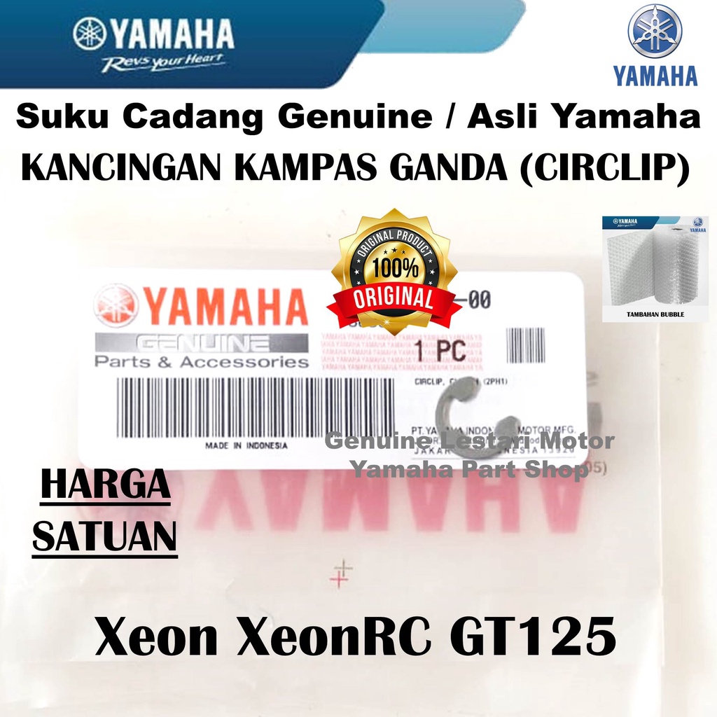Kancingan Kampas Ganda Circlip Xeon XeonRC GT125 Asli Yamaha Surabaya