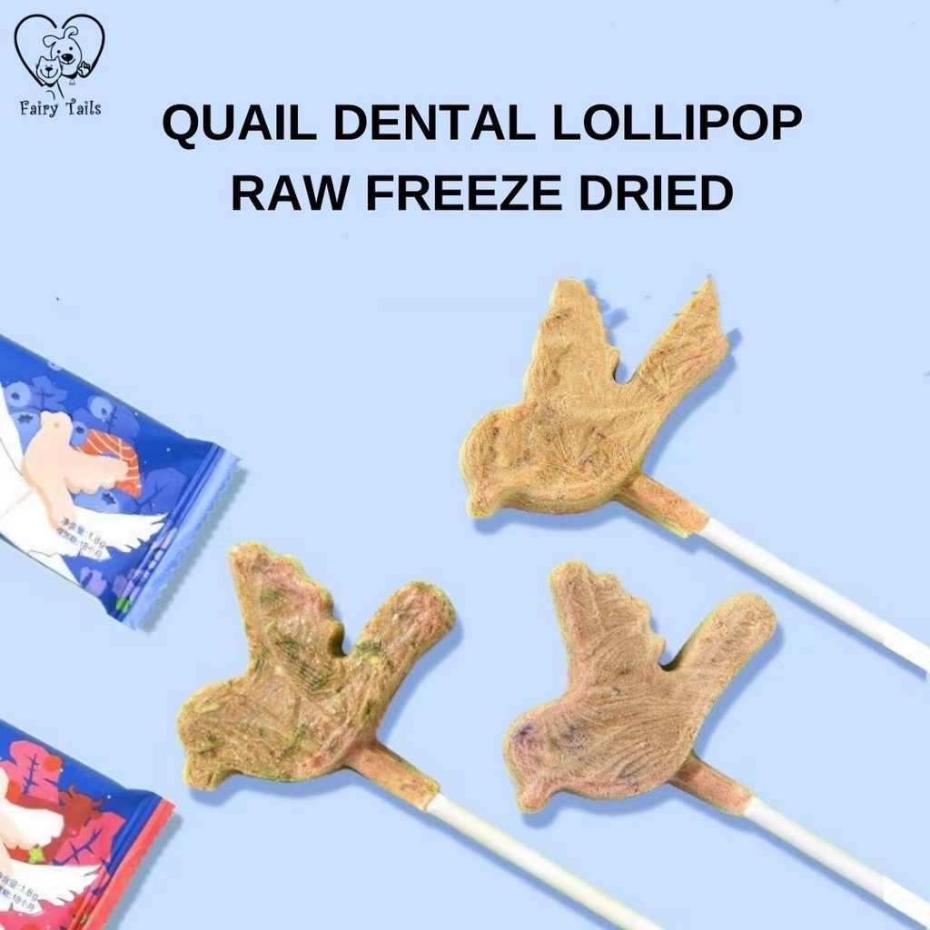 Freeze Dried Dental Stick Lollipop Untuk Kucing Dari Daging Segar Melalui Proses Pengeringan Beku Untuk Kesehatan Gigi Snack Gigitan / Cat Freeze Dried Dental Treat