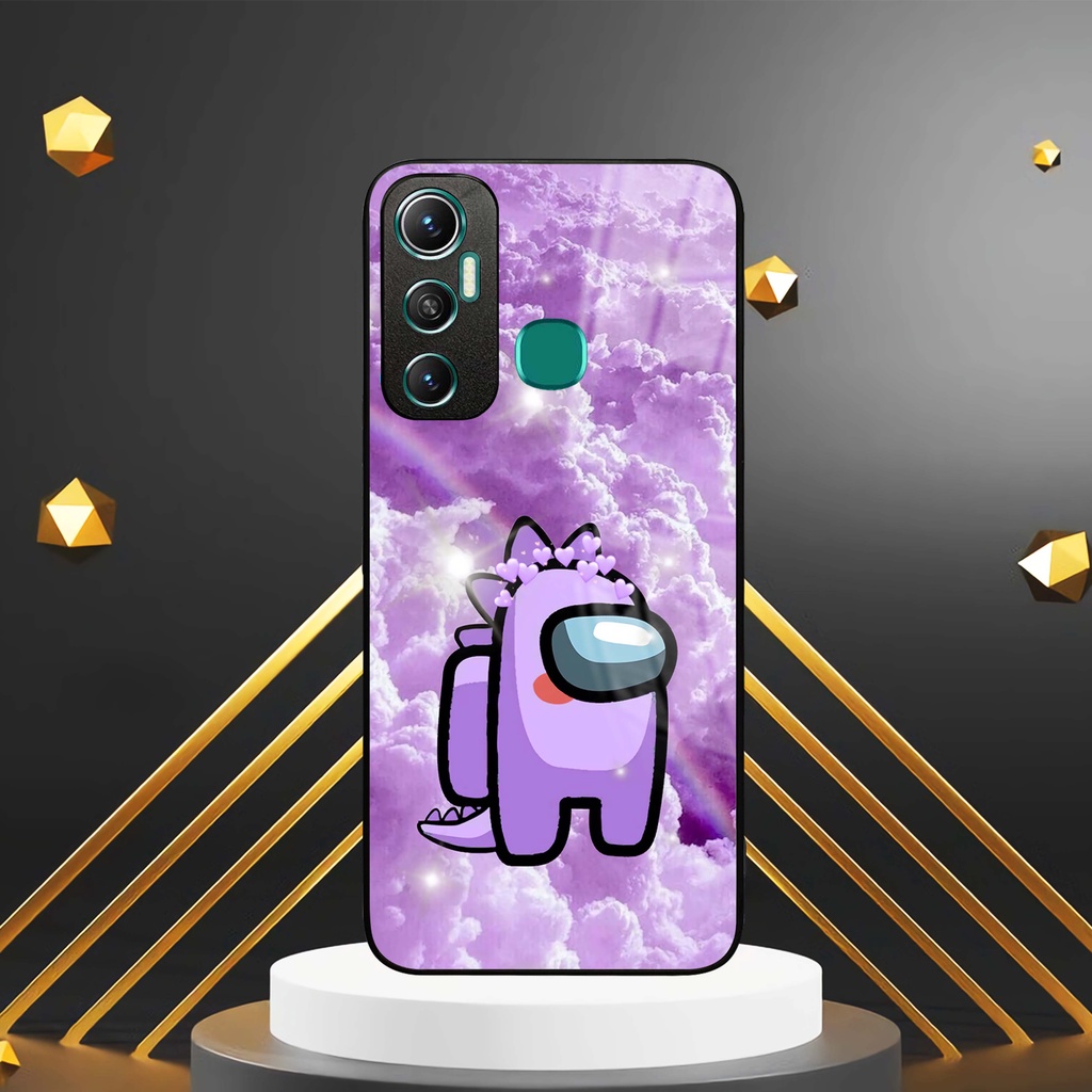 (MT97) Case Kilau Infinix Hot 11 | Casing Hp Infinix | Pelindung Smartphone Seven Case | Among Us