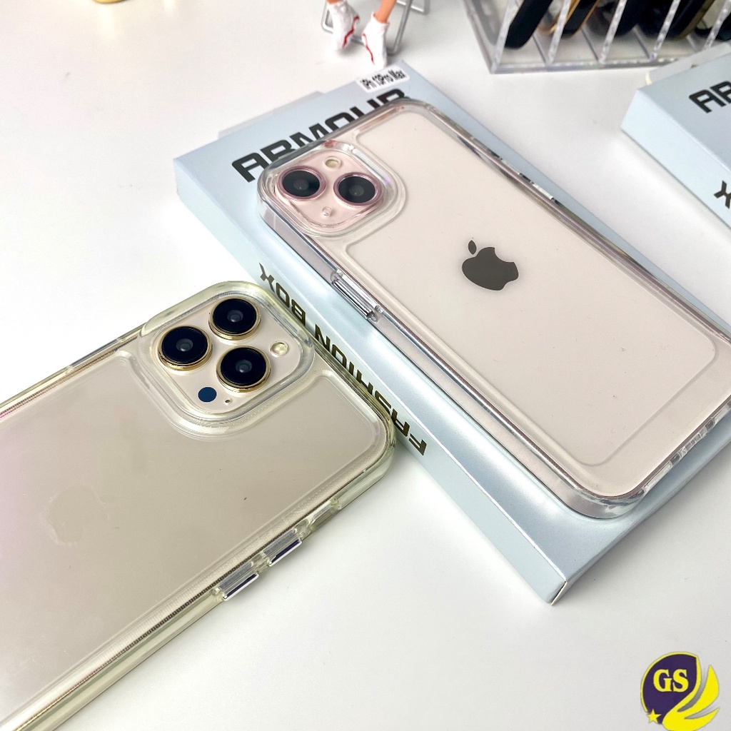 NEW !! ( 2ND GEN ) Case ARMOUR Space Military Drop iPhone Case High Quality Premium Acrylic Casing Clear Bahan Akrilik Space Iphone 6 6s 6g 7 8 7 + 8 + Plus iPHone X XS XR XS MAX iPHone 11 12 13 14 PRO MAX 14 PLUS