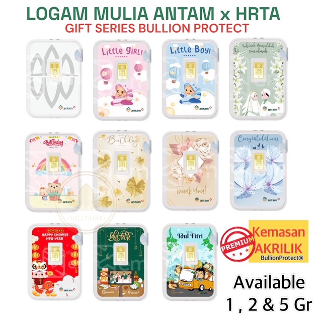 Logam Mulia ANTAM x HARTADINATA Emas KITA Bullion protect®️ Kemasan Akrilik Terbaru Premium & Gift S