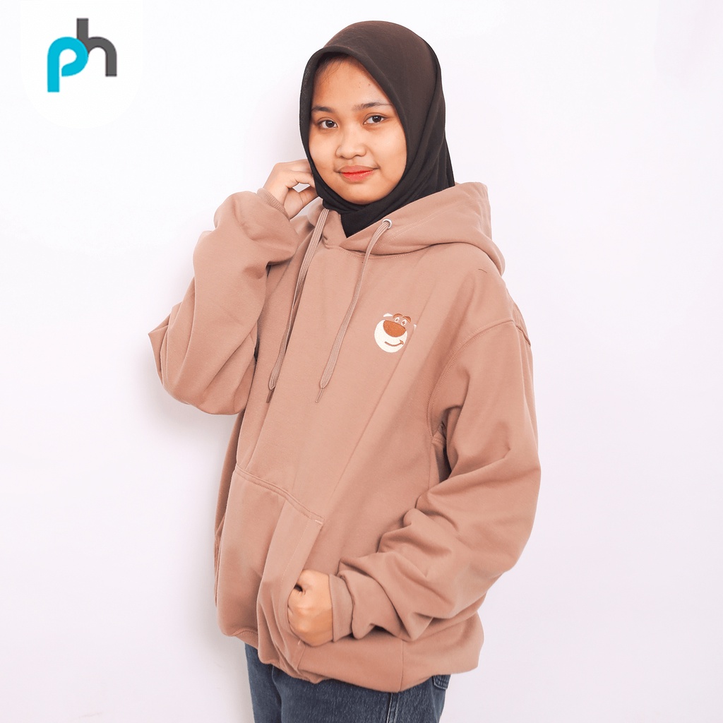 PABRIKHOODIE - HOODIE JUMPER LOTSO BEAR M-XXL (BORDIR) {PRIA &amp; WANITA}