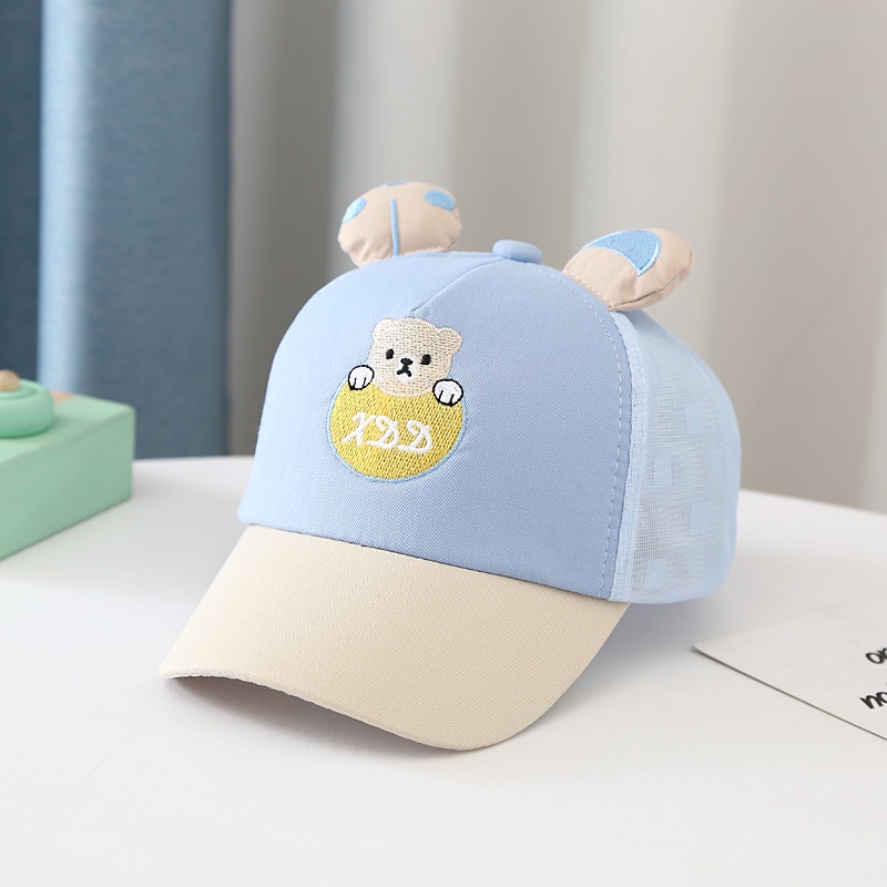 NEW Topi baseball bayi/anak motif beruang warna cute kualitas premium