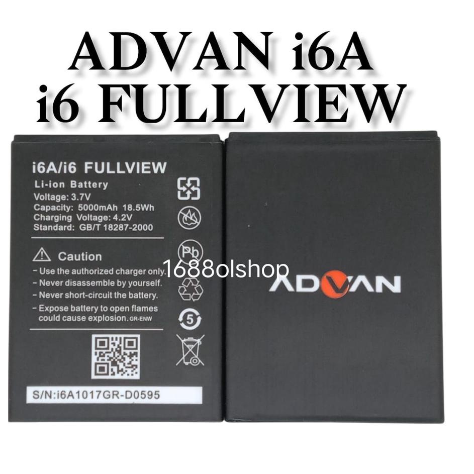 ORIGINAL% Baterai Advan i6A Advan i6 Fullview Advan i6A Full view Battery Batre Batere