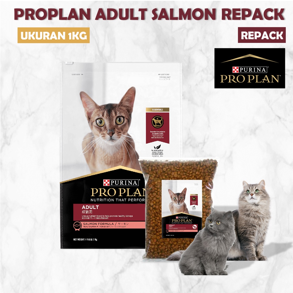 PROMO Makanan Kucing Proplan Salmon 1kg | Pro Plan salmon 1kg