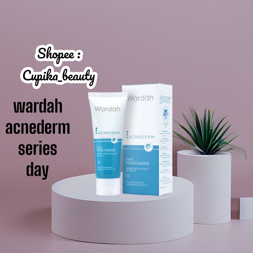 [pa,x] cream siang // Wardah Acnederm Day Moisturizer 40ml | Pelembab Wajah