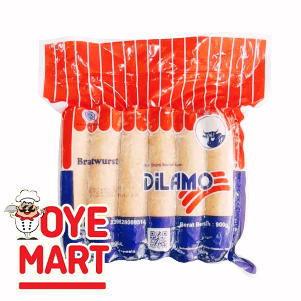 DILAMO BEEF BRATWURST 900GR SOSIS SAPI