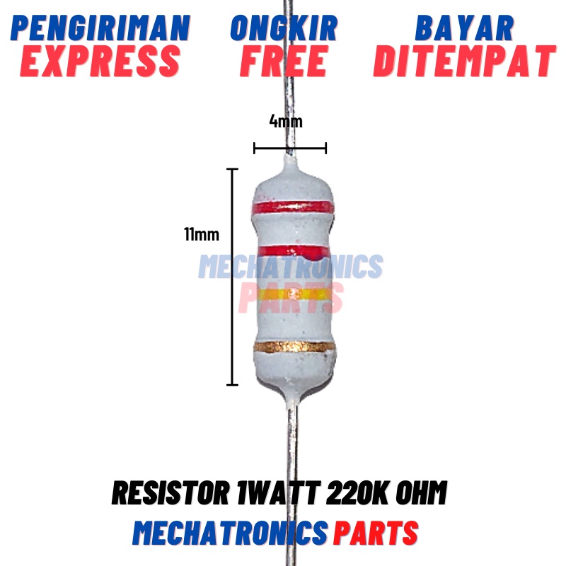 RESISTOR 1WATT 220K OHM