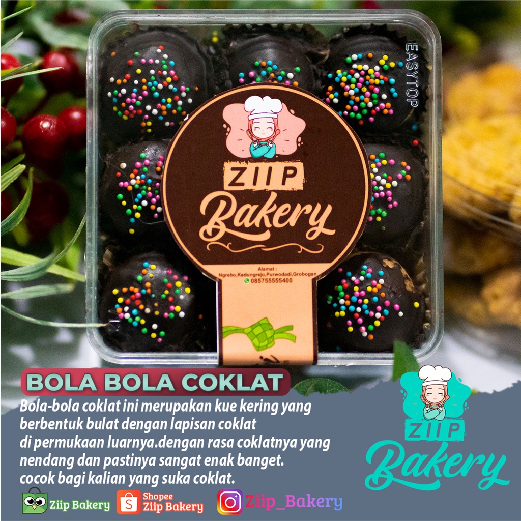 

Bola Bola Coklat Ziip Bakery Home Made