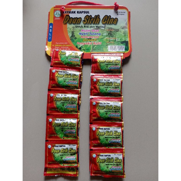 Daun Sirih Cina Kapsul Original 100%