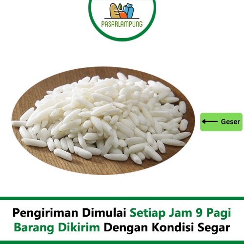 Ketan Putih Lokal  Segar Pasar Lampung