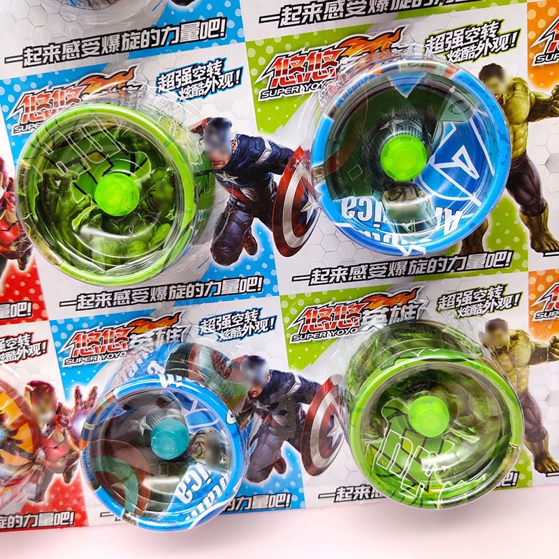 Mainan YOYO Besi karakter bermotif Avengers uk 5.5cm