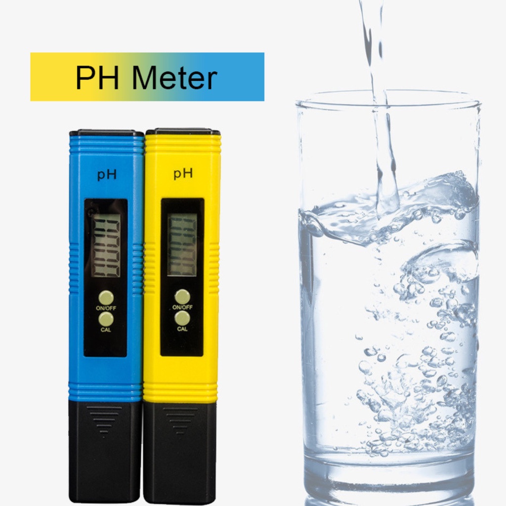 DIGITAL PH METER TES KUALITAS AIR KALIBRASI OTOMATIS PORTABLE PRESISI LCD DIGITAL