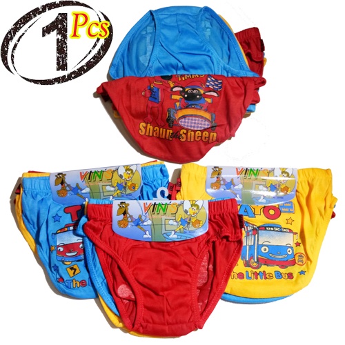 6Pcs Celana Dalam Anak Laki-Laki Usia 2th-12th Karakter Kartun Size S,M,L,XL-Vegasus Store (COD)