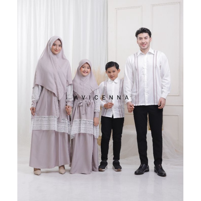 AVICENNA Jannati Family Set Lebarannya (Grey Abalone) 2023