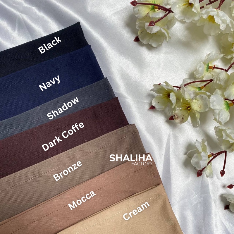 ShalihaFactory - Jilbab Instan Jersey Anti Tembem Non Pet | Daisy Hijab Instan