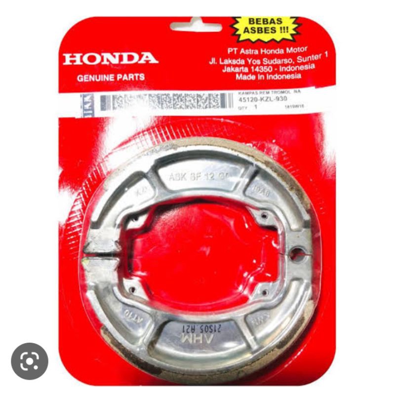 KAMPAS REM TROMOL BELAKANG HONDA  KZL KVB K44