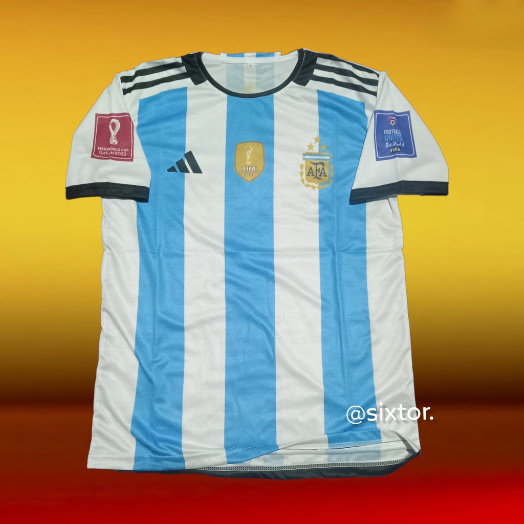 JERSEY ARGENTINA X INDONESIA HOME JERSEY PIALA DUNIA