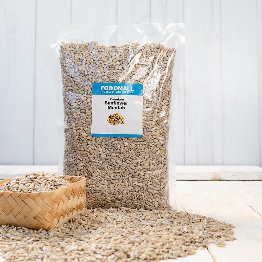 

♧ Sunflower Seed MENTAH 1 kg / biji matahari kupas MENTAH ֍