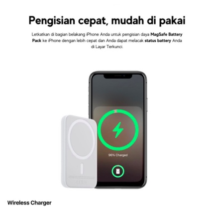 GARANSI 1 BULAN - POWERBANK BATTERY TRAVEL PACK 5000 MAH