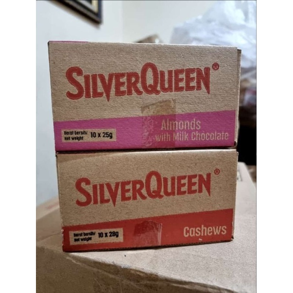 Cokelat silverqueen 25 gram ALMOND II MEDE HARGA SATUAN